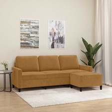 Sofa 3-Sitzer Hocker