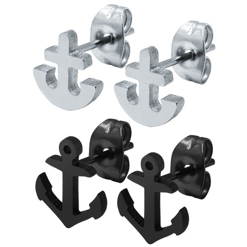 Paar ohrstecker anker - 1,