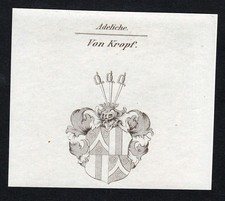 1820 Kropf Ritter Wappen Adel