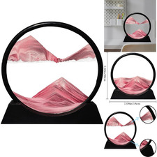 3D Sanduhr Drehbar Rundes Glas