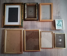 Bilderrahmen goldfarben 8 Stck. in verschiedenen Größen