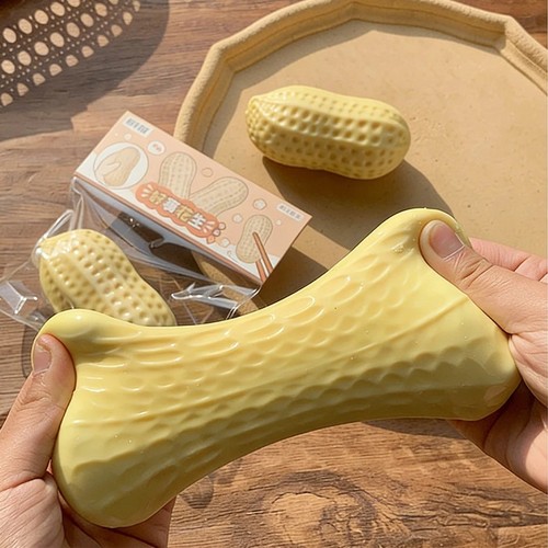 11cm peanut stress ball - 11cm,
