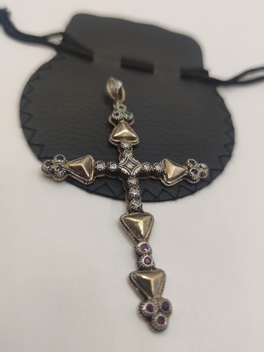 Anhänger kreuz gold mit - kreuz,