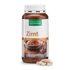 Zimt-Kapseln mit Chrom & Zink | Diabetiker geeignet | 180 Stück |  117,02€/kg