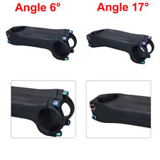 6/17° Carbonfaser-Vorbau für Rennrad-MTB-Vorbauten 31.8*70/90/100/110/120/130mm