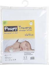 Poupy - Wasserdichte Betteinlage/60x90 cm/Baumwoll-Oberfläche