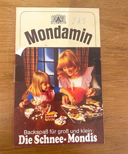 Mondamin werbekarte backrezept - werbekarte,