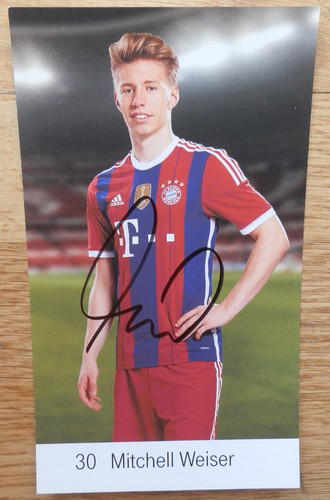 Autogrammkarte bayern - autogrammkarte:, fc