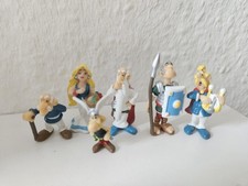 Asterix und Obelix 6x  Mini- Figuren Bridelix Bridel von Plastoy 1999 Vintage