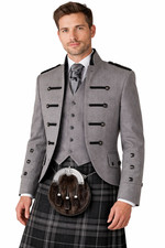 Graue Herren Kiltjacke