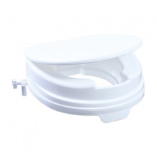 Dietz Relaxon Basic Toilettensitzerhöhung Toilettenaufsatz mit Deckel 10 cm Hoch