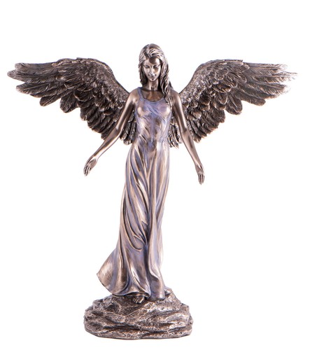 Figur engel bronze kunstharz - figur,
