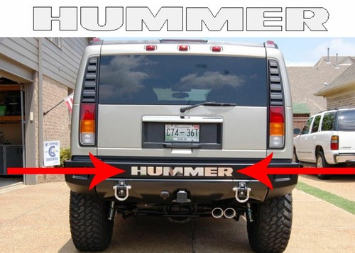 Hummer chrom buchstaben - hummer, h2