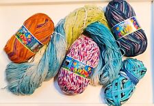 Wollpaket - Wollreste - Wollmix - Sockenwolle ca. 500g.