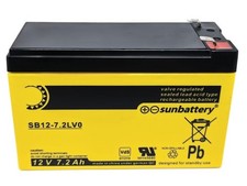 SUN Battery SB12-7.2LV0 12V