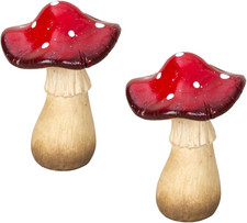 2 Stück Fliegenpilz Figuren