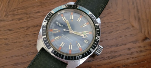 Vintage taucheruhr yema - taucheruhr,