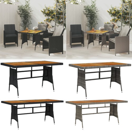 Gartentisch poly rattan - poly,
