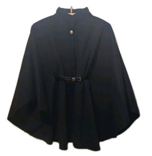 Elegantes schwarzes cape damen - elegantes,