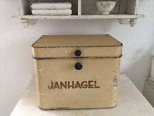Alte Blechdose Gebäckdose „JANHAGEL“ Shabby Brocante Rost Vintage Patina Deko