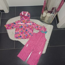 NEU Schneeanzug 80 Winterjacke Rosa Fleece Matschanzug Schneehose TopZustand