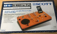 DJ-Mischpult * Scott DJX 10i * Dock + Ladegerät evtl mit IPod+Sharp Musik Anlage