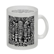 Tiki Figuren Glas Tasse