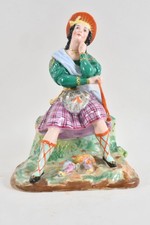 C25H07- Porzellan Figur Schotte als Federhalter 19. Jh. Frankreich oder Böhmen