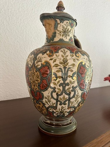 Bierkanne hopfenranken muster - bierkanne,