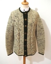 Trachten Zopf Strickjacke