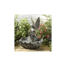 Smart Solar Solar-Wasserbrunnen Elfe Springbrunnen Solarbrunnen Garten Deko