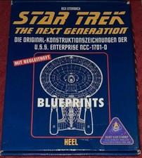 Star Trek TNG Blueprints der U.S.S. Enterprise NCC-1701-D  / HEEL 1996