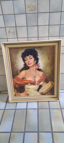 Vintage kunstdruck bella - "la,