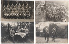 8 alte Foto-Ak´s 1. Weltkrieg, Soldatenbilder, Deutsches Reich