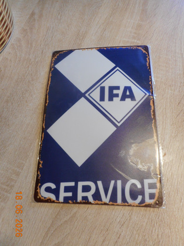 Blechschild cm - 20, x