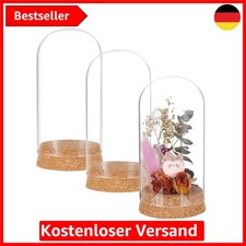 3 Set Glasbehälter Mit Kuppel