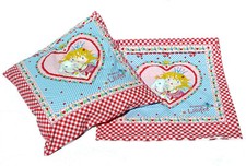 3x Kopfkissenbezug 80x80 Prinzessin Lillifee Bettwäsche, 100% Baumwolle BIERBAUM