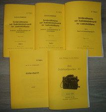 5x Beschreibung Feldfernsprecher 33, Fernsprechbauzeug, Nachrichtensondergerät