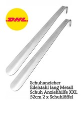 Schuhanzieher Edelstahl lang