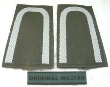 Aufschiebeschlaufen Heer Unteroffizier weiß/oliv Bw Dienstgrad Rang Abzeichen 
