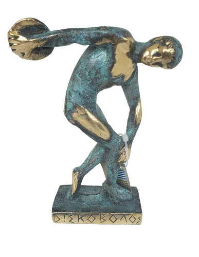 Bronze figur diskus diskos - figur,