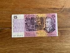 5 Dollar Australien Banknote Geldschein Five Dollars Australia