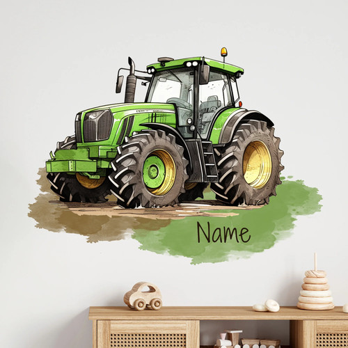 Wandtattoo trecker kleine - wandtattoo,