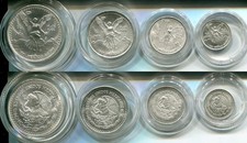 MEXICO 1991 - 1/20, 1/10, 1/4