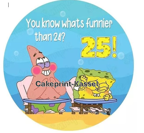 Spongebob tortenaufleger - spongebob,