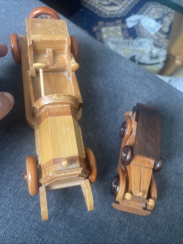 Vintage holzauto set 1913 - holzauto,