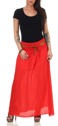 Damen maxi rock - langer, sommer