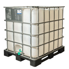 IBC-Container 1000l gereinigt 1.Wahl auf Kunststoffpalette 150mm Deckel
