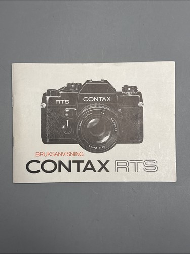 Contax rts bruksanvisning e4 - rts, #e4