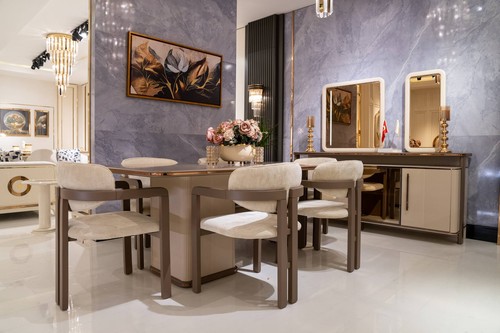 Elegantes esszimmer set - elegantes, esszimmer-set